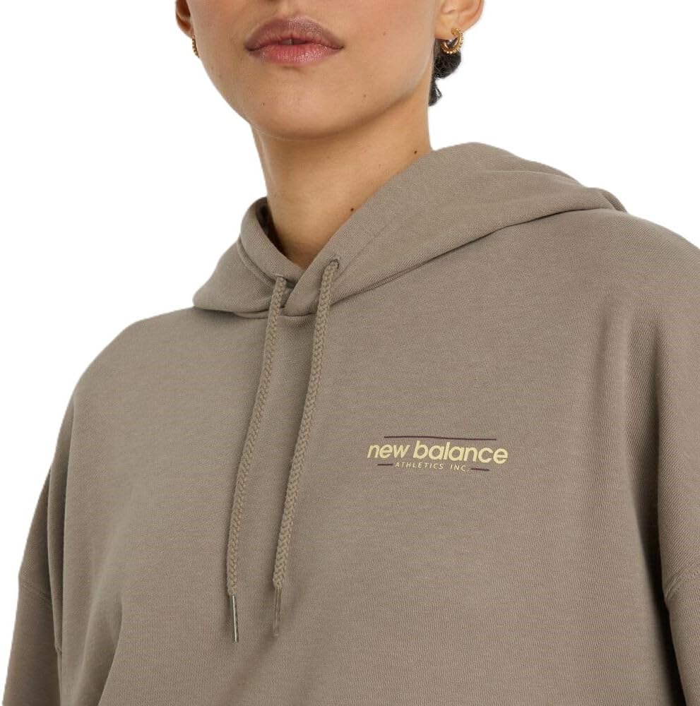 New Balance Womens Multi Color Logo Hoodie - Image 5