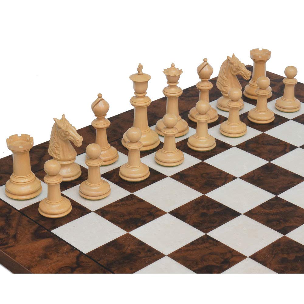 The Regency Chess Company Das Bad Schachfiguren in Ebenholz 10.8cm