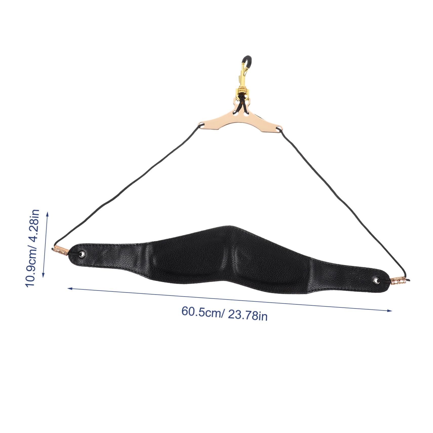 BESPORTBLE Saxophone Strap Padded Saxophone Neck Strap Straps Alto Saxophone Neck Strip Adjustable Sax Strap Saxophone Accessories Saxophone Accessory Sax Strap Metal Black