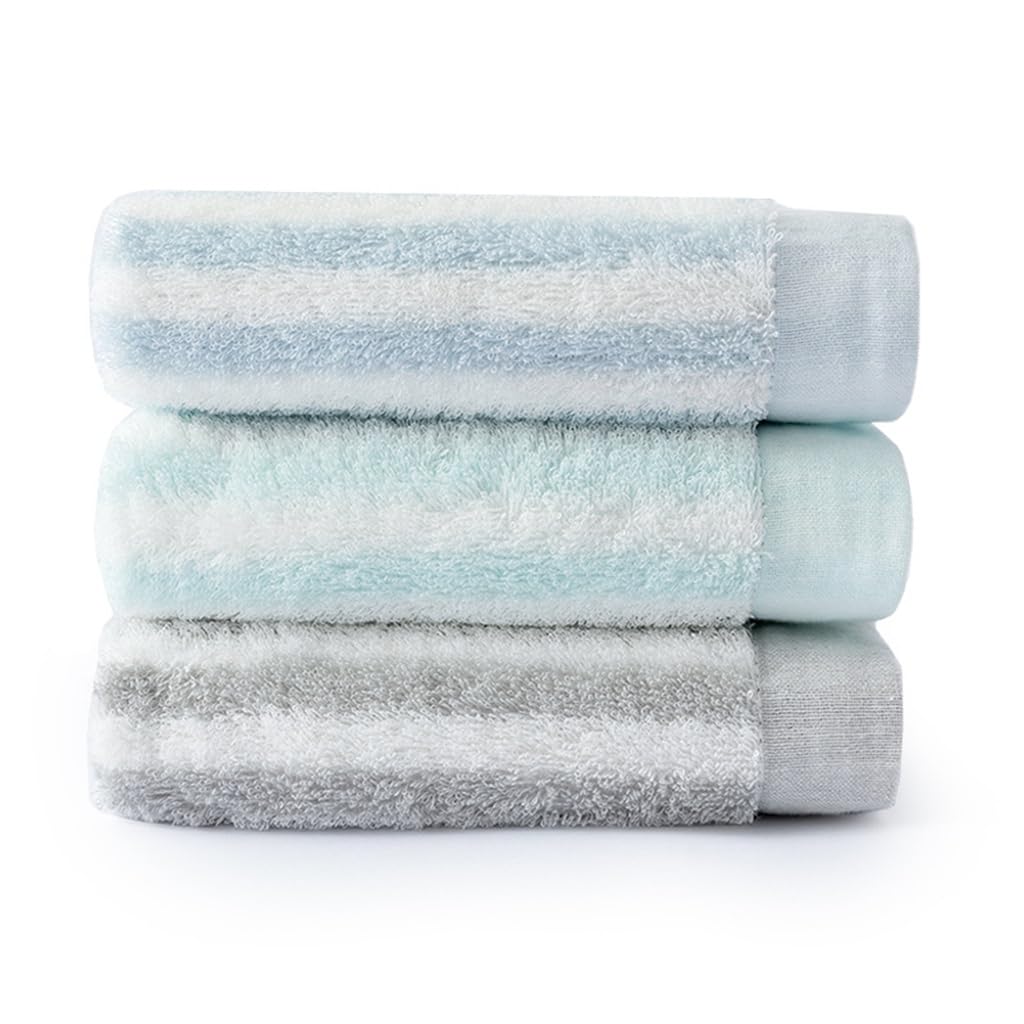 Serviette visage coton 35x75cm drap de toilette adulte pour femme et homme