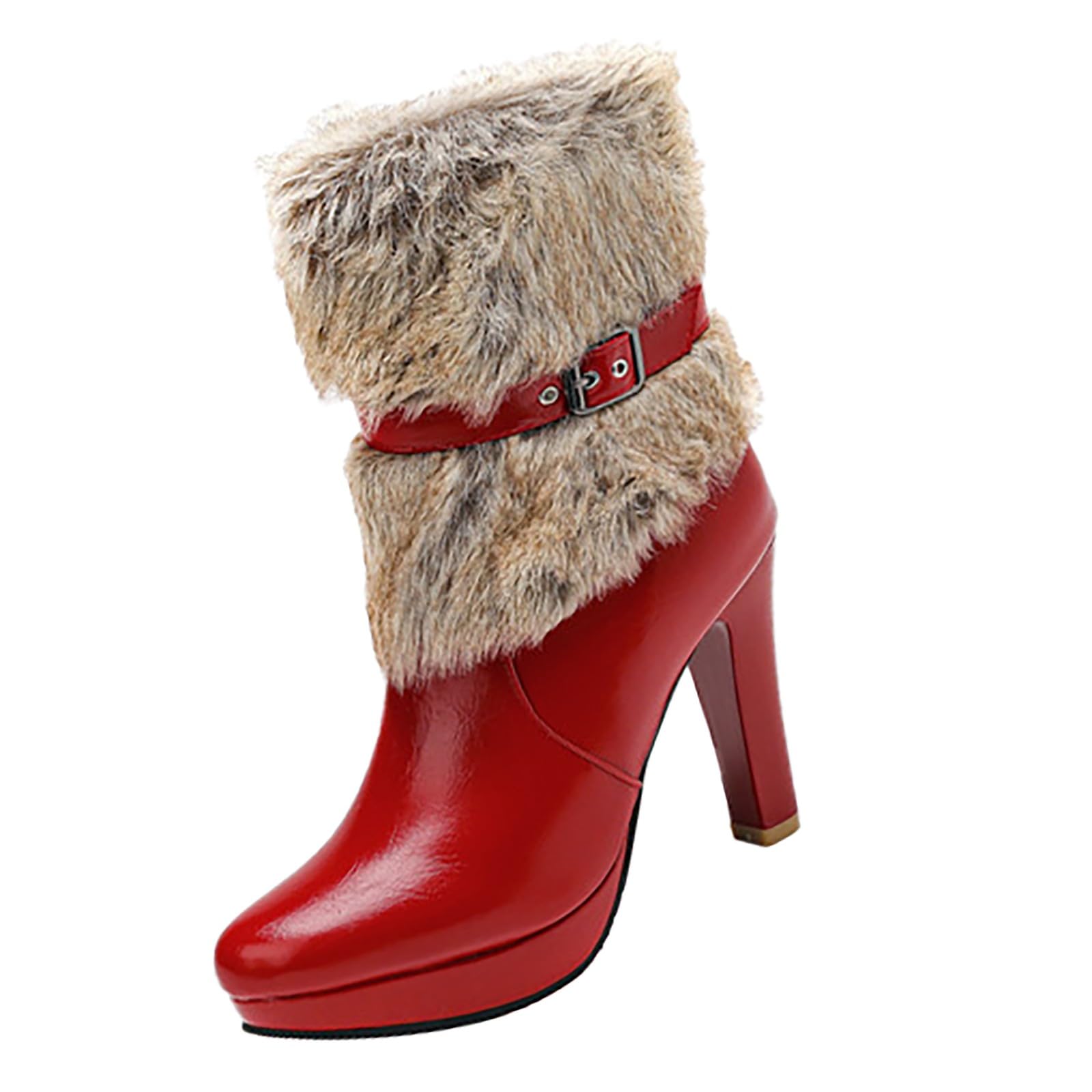 Botas cuissardas mujer negras tacón alto Heeled Female Short Autumn