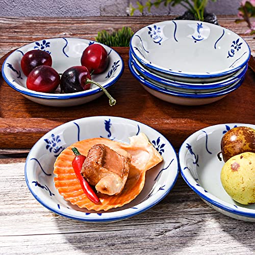 Bosili Soy Sauce Dishes Round Ceramic Dipping Bowls Small Bowls Dishes For Sushi Ketchup Condiments Side Dish Set Of 6 #TOP5