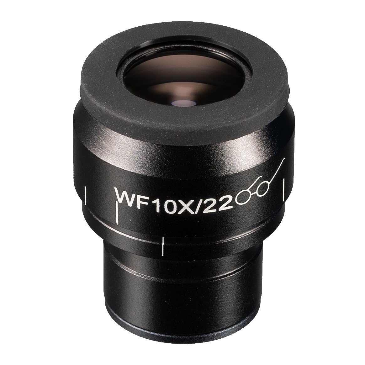 Bresser WF 10x/22 Fadenkreuz-Mikrometer-Okular, fokussierbare Messskala, kompatibel mit verschiedenen Modellen der Bresser Science Serie | 22 mm Sehfeld, fokussierbare Kreuzskala, horizontale und vertikale Messung, kompatibel mit sechs Science Mikroskopen