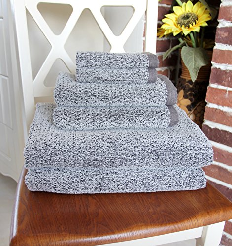 Everplush 7-10-05-09 Diamond Jacquard 6 Pieces Extra Large Bath Sheet Set thumb #4