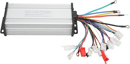 Socobeta Controlador sin escobillas del motor eléctrico de 48V 60V 800W controlador sinusoidal para eléctrico (versión silenciosa)