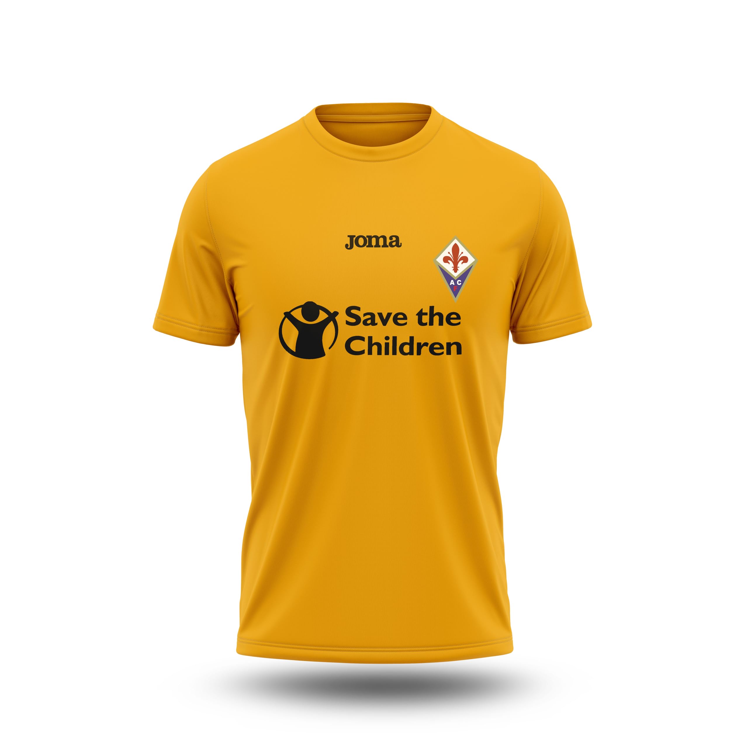 woopme M Salah T Shirt Half Sleeve Round Neck for Men Boy ACF (Large, Yellow)