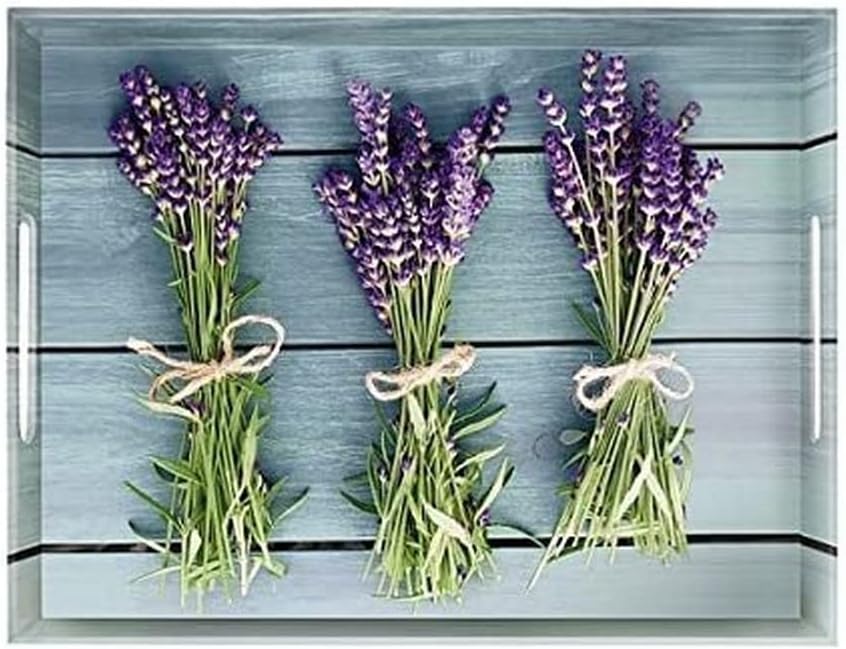 Emsa Classic Tray"Lavender" 19.7 x 14.6", Multicolor