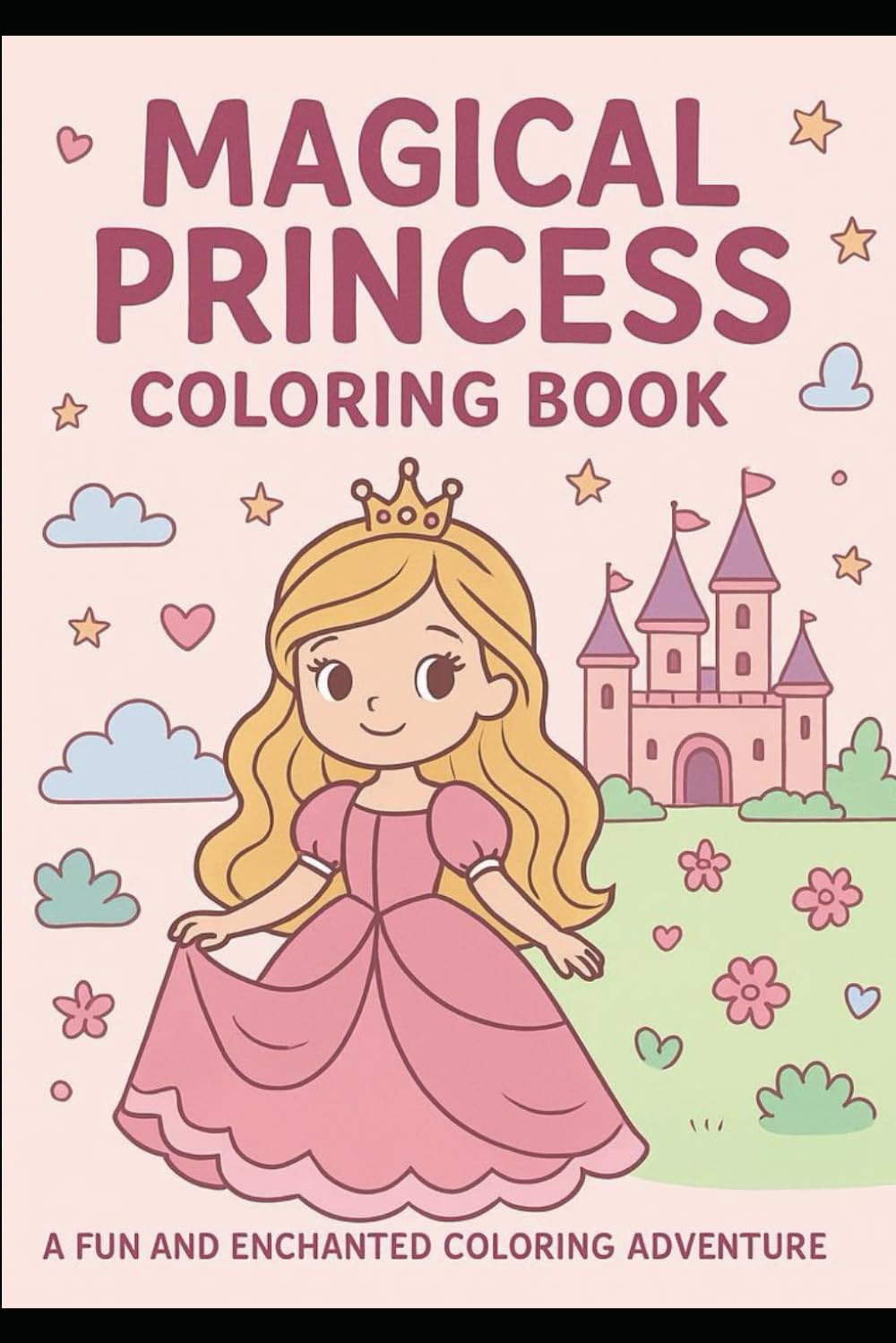Princess Dreams Coloring Book: A Fun and Enchanted Coloring Adventure