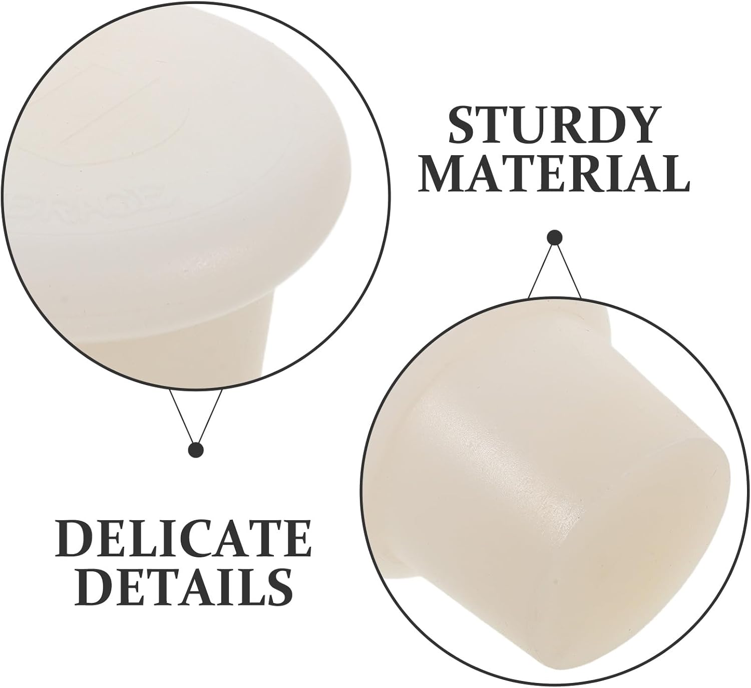 Cabilock Oak Wine Barrel Bung Silicone Barrel Plug Tapered Stopper Beer Bottle Seal Lid For Whiskey Christmas Parties