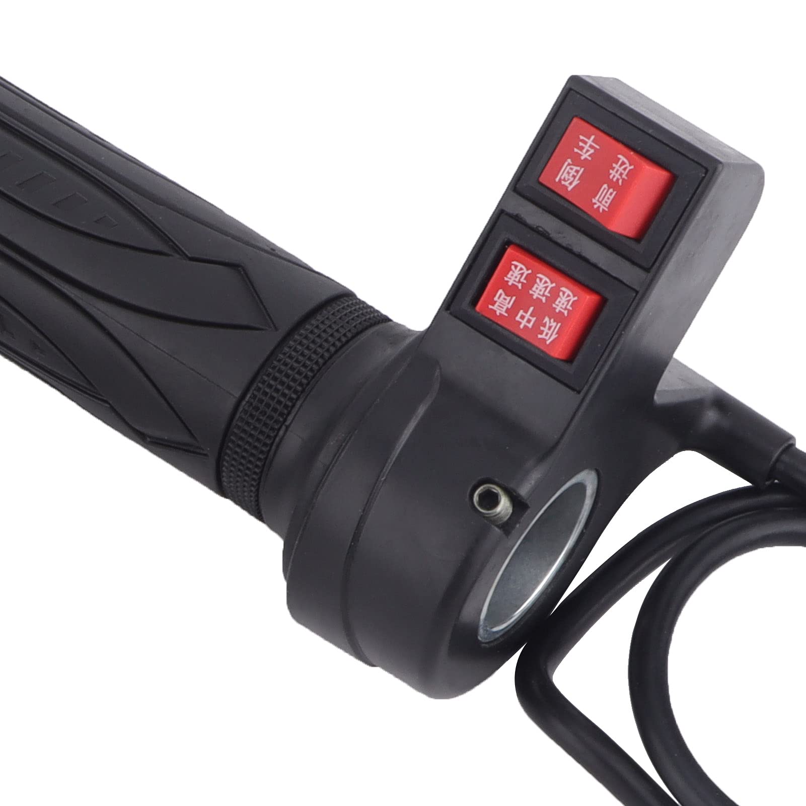 Uchwyt gazowy do roweru elektrycznego, regulowany 3 przełączniki, ergonomiczny design, uniwersalne dopasowanie, uchwyt gazowy do rowerów elektrycznych, skuterów i motocykli