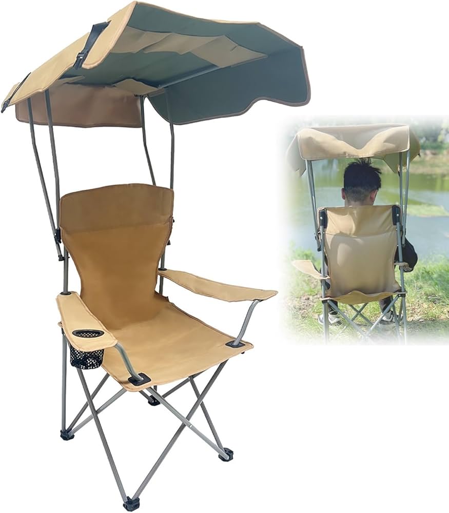 Amazon.co.jp: 屋根付きチェア アウトドア チェア 屋根付き ポータブル