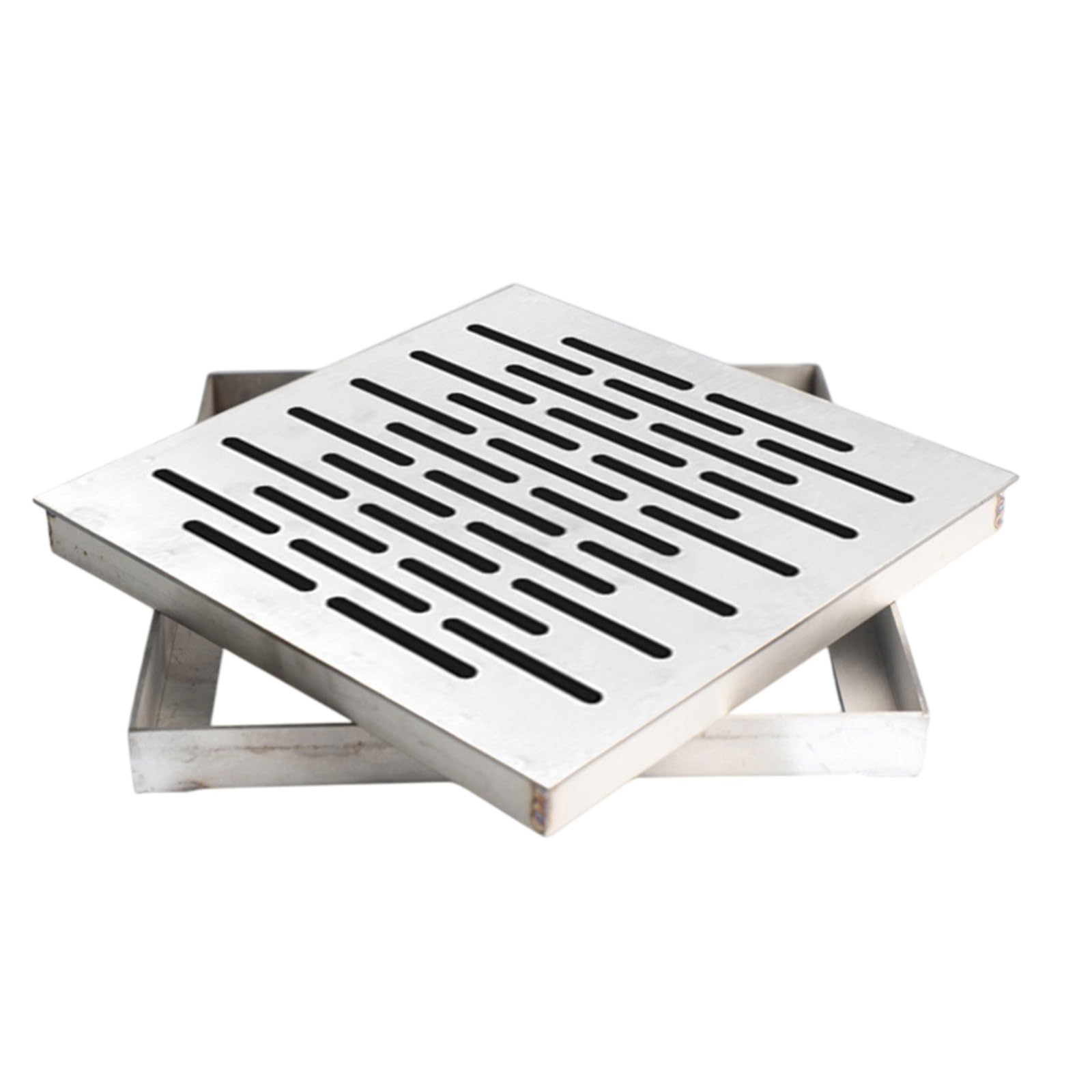 Gettimore Heavy Duty Drain Cover Made from For Stainless Steel for Reliable Water Drainage Metal Drain Covers Outdoor(150 * 150 * 20mm)