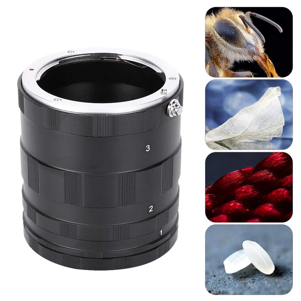 Macro Extension Full Set Tubes Makro Erweiterungsadapterrohr Nahaufnahme Linsenring für Sony E Mount Kamera für Extreme Nahaufnahmen