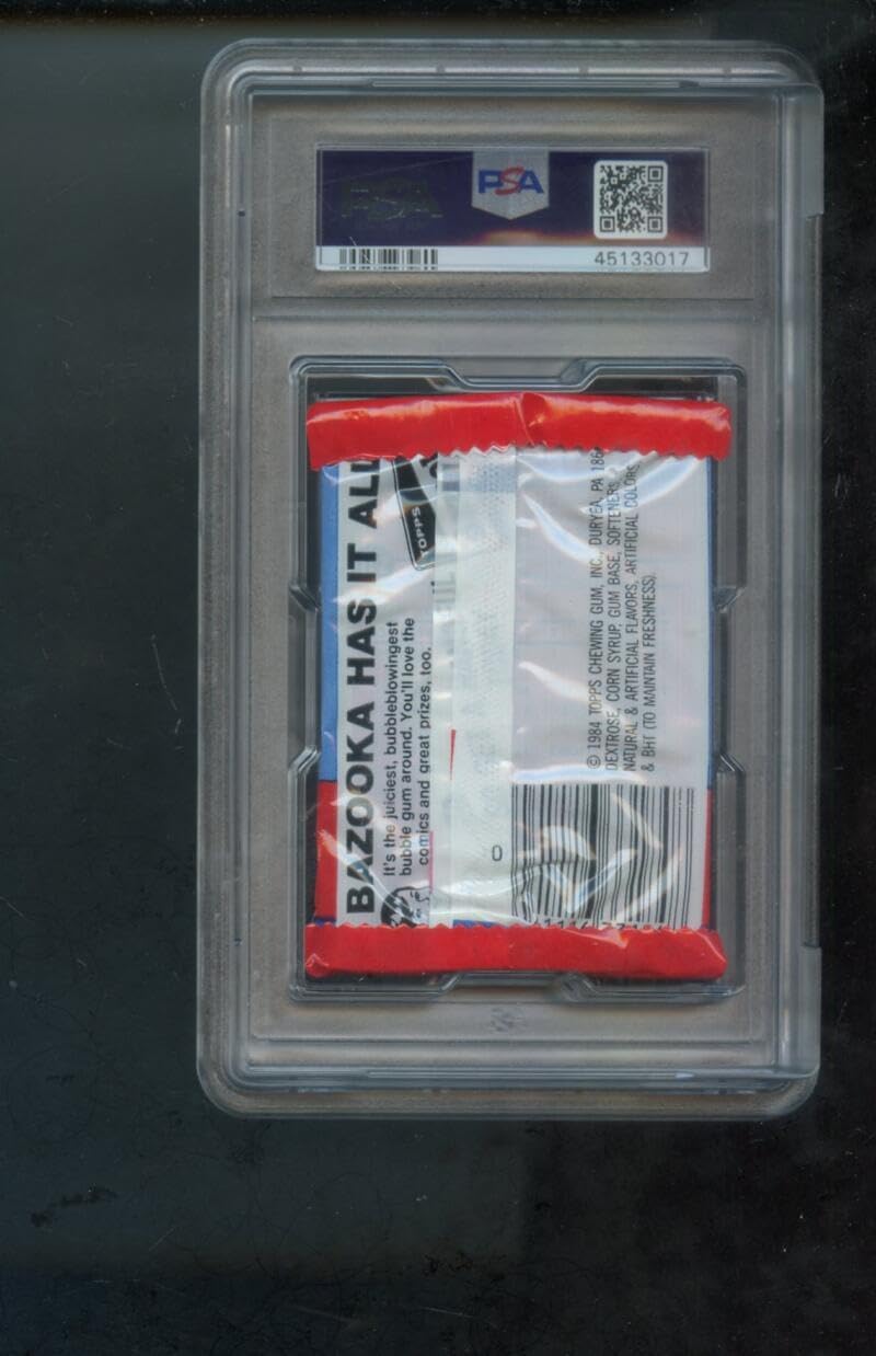 1984 Topps Hockey Card Unopened Plastic Wax Pack NHL Graded PSA 10 1984-85