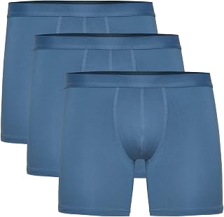 True Classic Ultra-Soft Boxer Briefs for Men Pack of 3, No-Ride Micromodal Mens Underwear