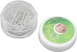 10 Pçs Adesivos Corretores de Unha Com Caixa de Armazenamento, Adesivos Corretores de Unhas Encravadas Adesivos Elásticos Cuidados Com Os Pés 0,7 pol.