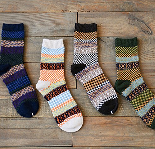 Image of Womens Wool Knit Winter Socks