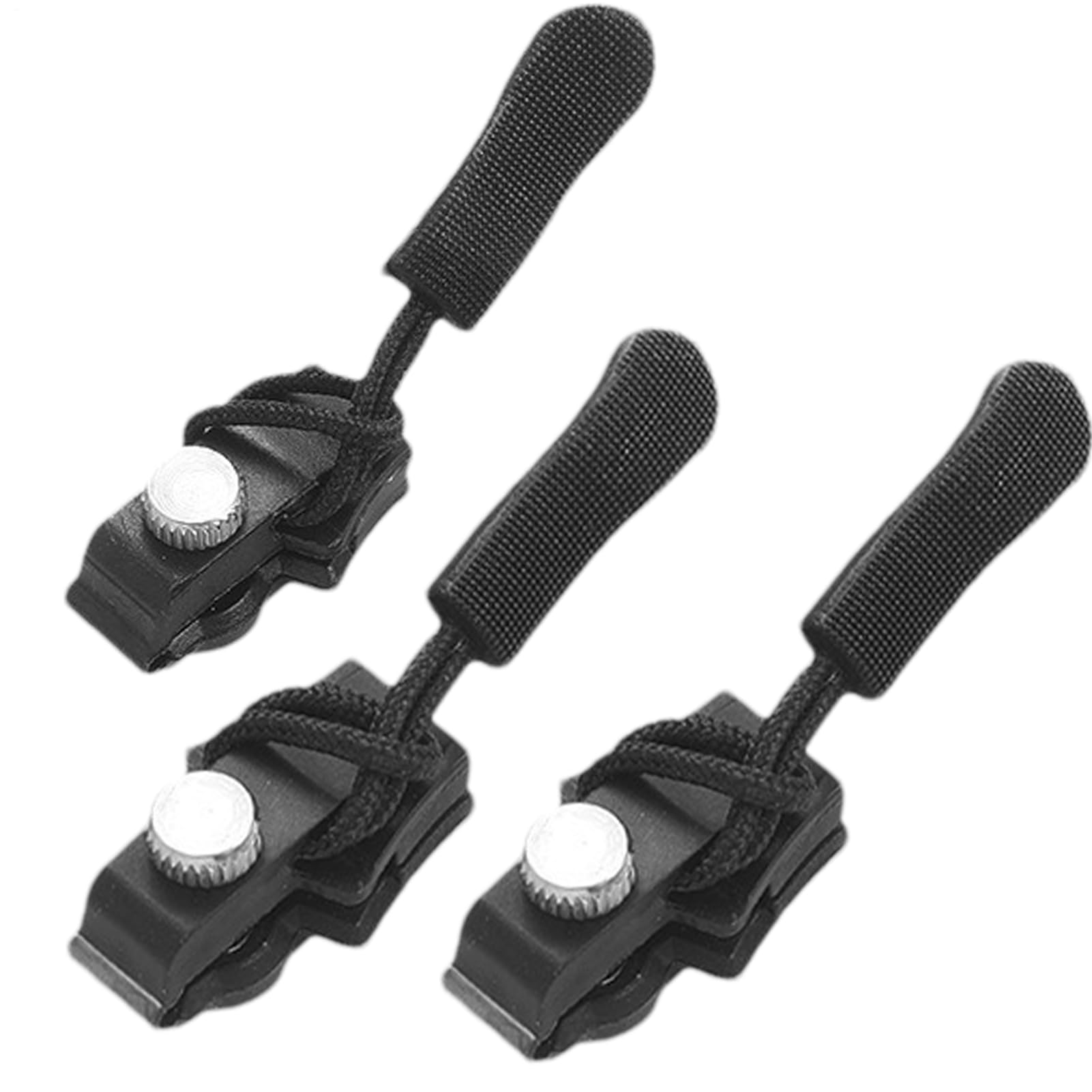Universal Size Zipper Slider - Zipper Slider Replacement, Zip Puller Replacement Kit, Smooth Glide Fastener Fix | Quick Zip Solution Zippers Fix Kit For Jacket Backpack Luggage Sleeping Bag
