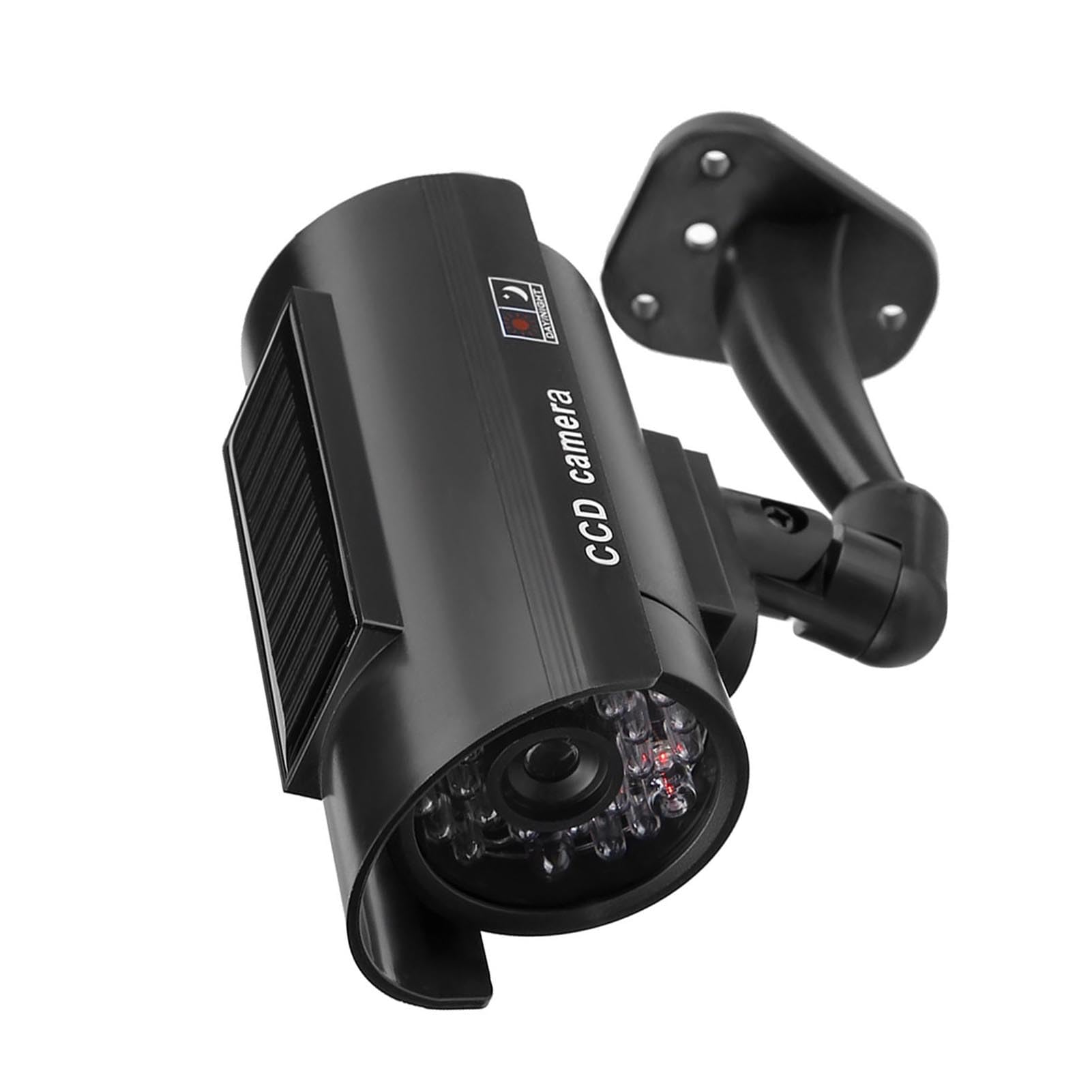 Zetiling Simulated Security Camera Waterproof Solar Powered Simulated Security Camera with Flashing LED Light Indicator-image-9