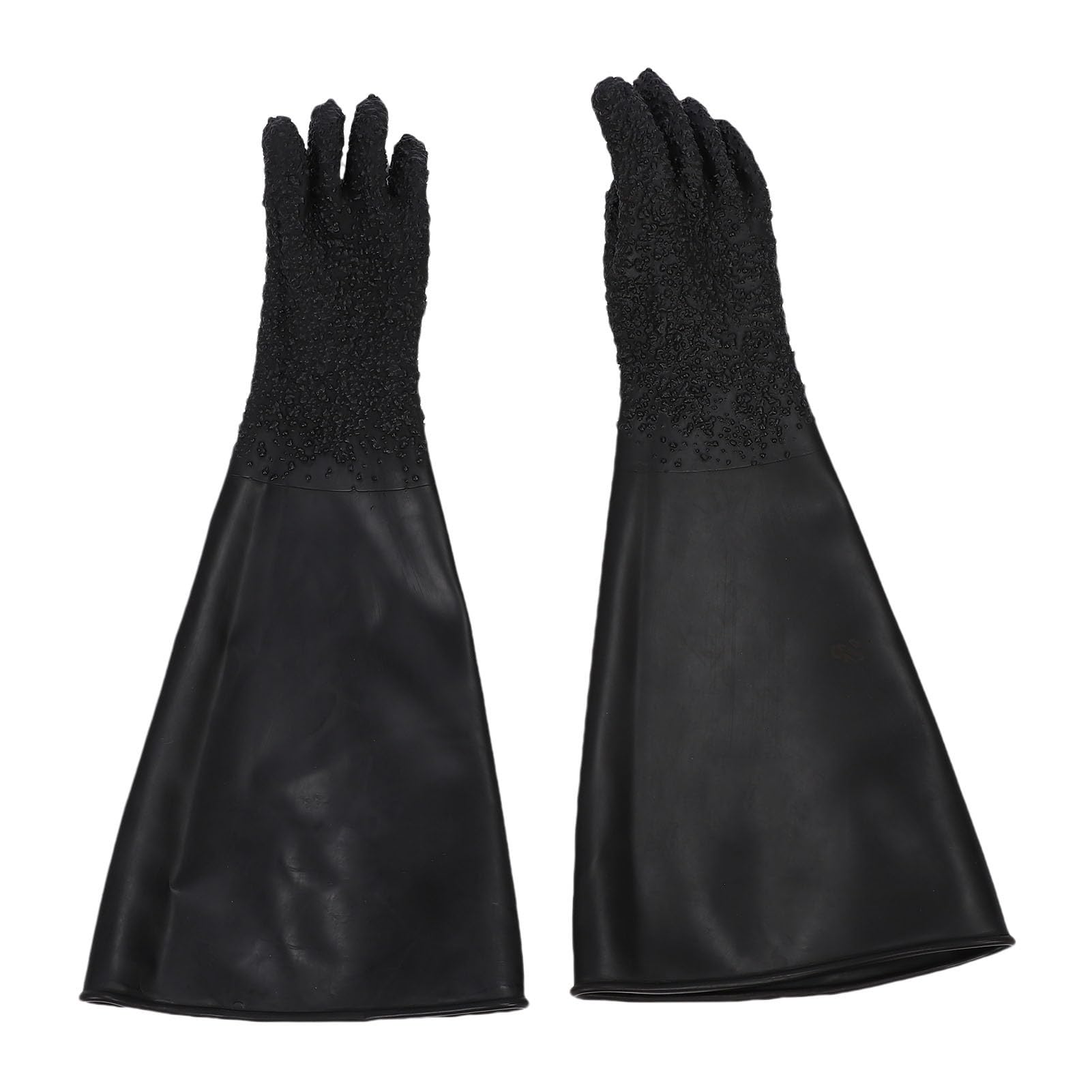 YDuupxe Hochleistungs-Sandstrahlhandschuhe, Latexkonstruktion, Verbesserter Griff für Schleifstrahlen, 65 Cm für den Industriellen Einsatz