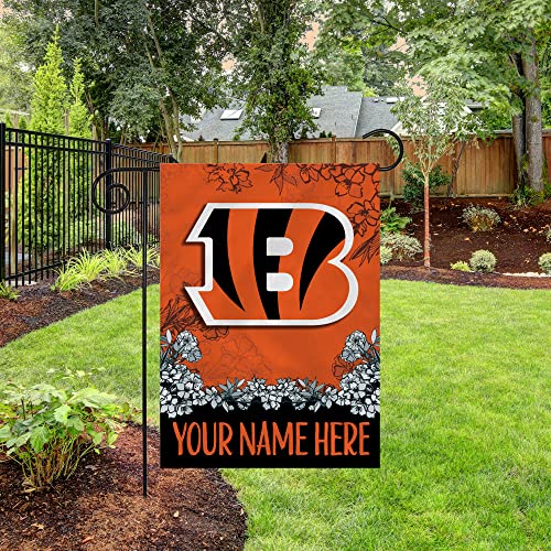 Image of Rico Industries NFL Standard /Primary Personalized 13 inch x 18 inch Double Sided Garden Flag
