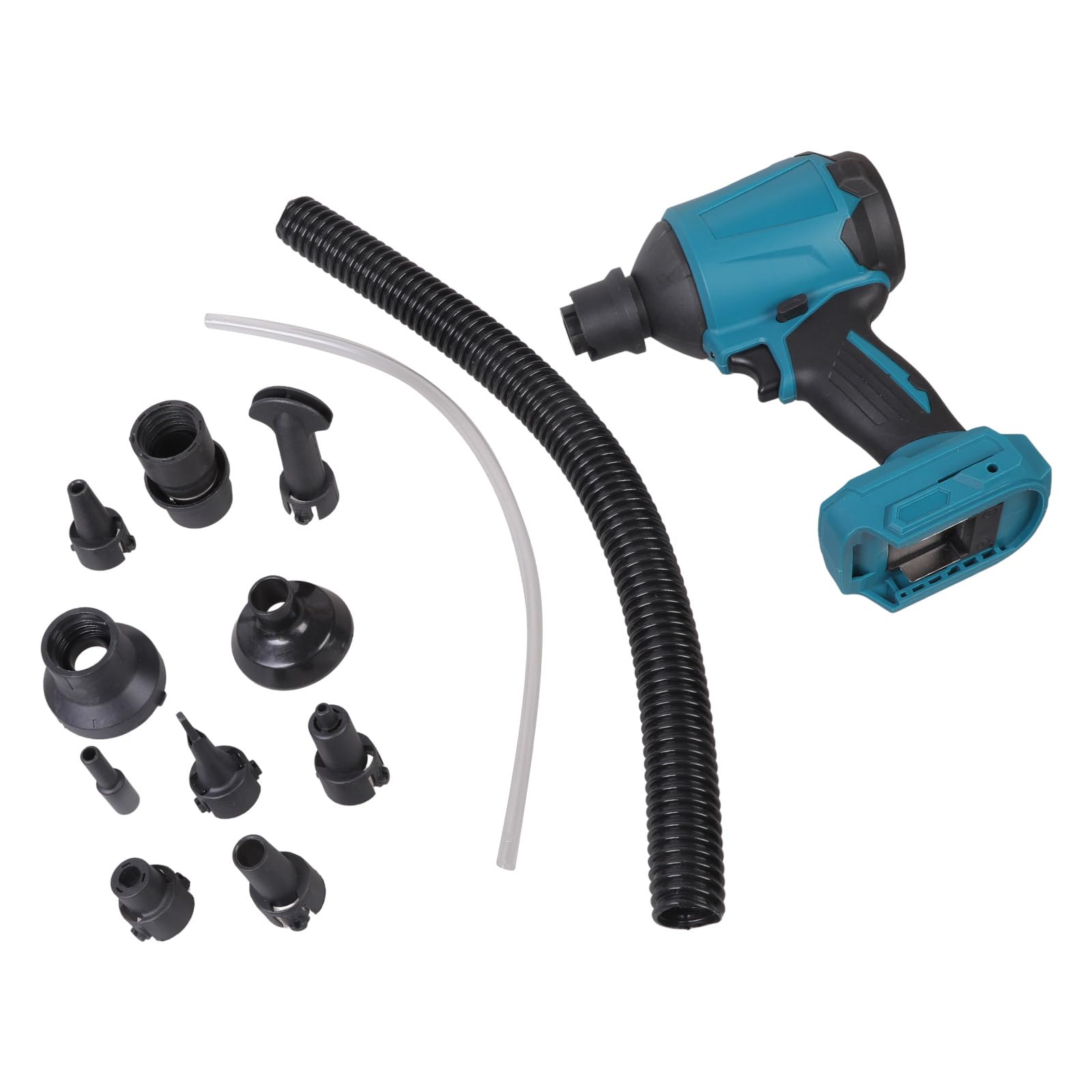Soplador de polvo inalámbrico portátil, herramienta de aire eléctrica de mano, 450W, 21000RPM, con múltiples accesorios, herramienta eléctrica de mano