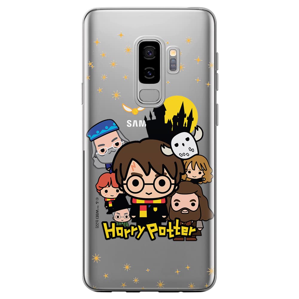 ERT GROUP mobile phone case for Samsung S9 PLUS original and officially Licensed Harry Potter pattern 100 optimally adapted to the shape of the mobile phone, partially transparent
