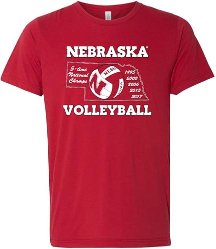 Miniatura 4 de CornBorn Elige tu diseño camisetas prémium de voleibol de Nebraska para mujer