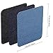 12 PCS DIY Iron On Sew On Denim Patches for Jeans Clothing, 3 Colors(5 x 3.8 Inch)