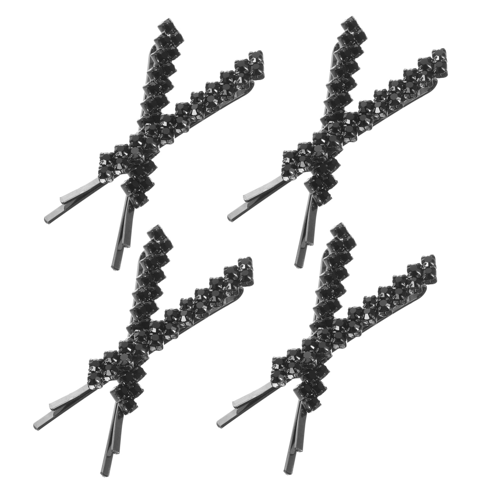 Housoutil 32 Stk Strass-Clip Haarschmuck aus Strass Brautkopfschmuck für die Hochzeit hochzeitshaar schmuck wedding hair accessories Haarspangen Tiara Clips für dickes Haar -Haarnadeln