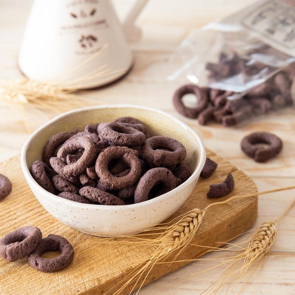 Terre Dei Trulli Taralli Pugliesi Assortiti Con Olio Evo, Al Pomodoro E Origano E Alle Olive Nere Celline - 6 Confezioni Da 250g | Taralli Artigianali | Snack Salati Per Un Aperi Snack Genuino