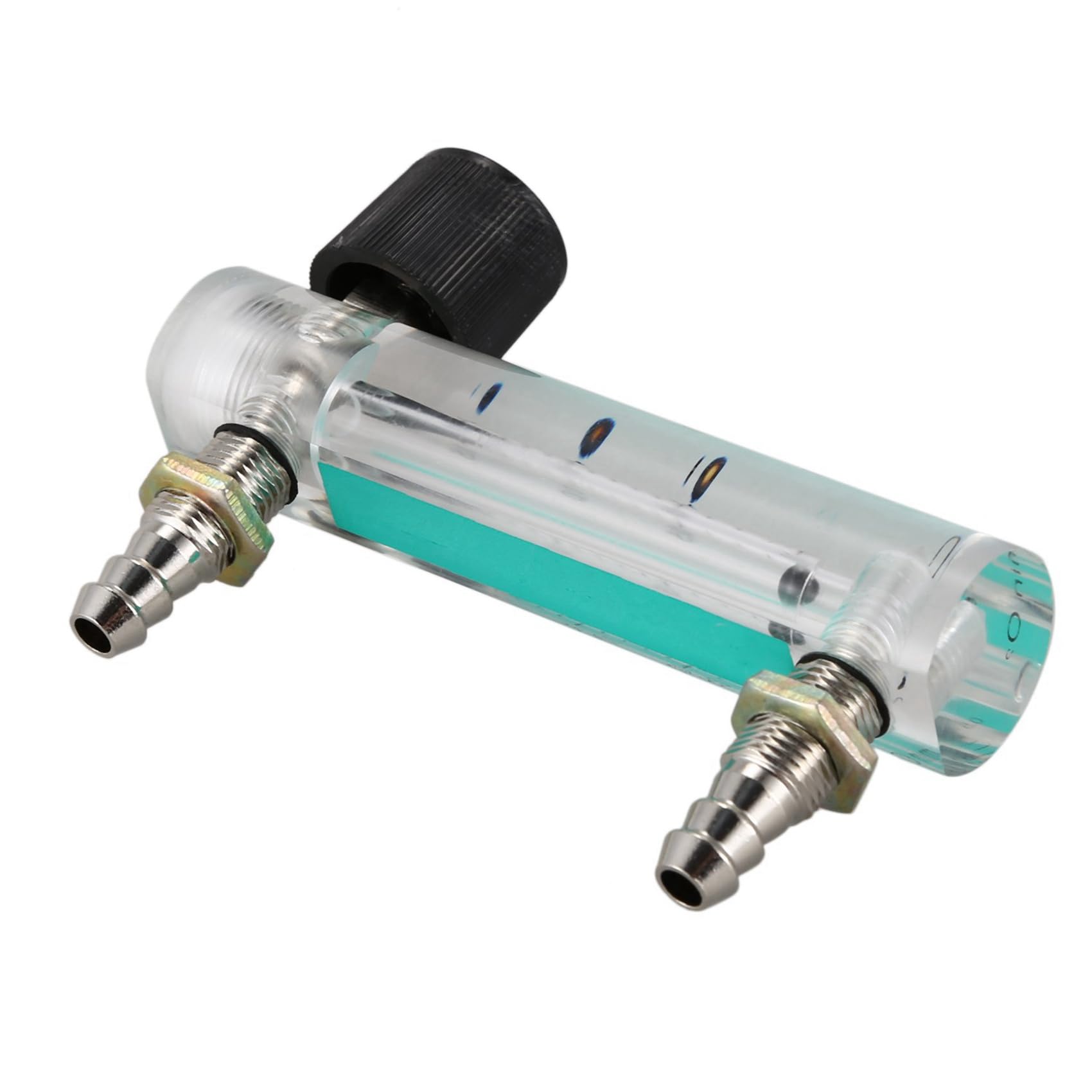 10X 0.1-1.5Lpm 1.5L Misuratore di Misuratore di Ossigeno Flussometro con Valvola di Regolazione per Ossigeno Air Gas