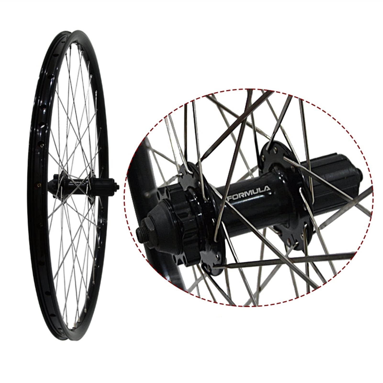 Amazon.co.jp: MTB 26インチ マウンテンバイク ホイールセット