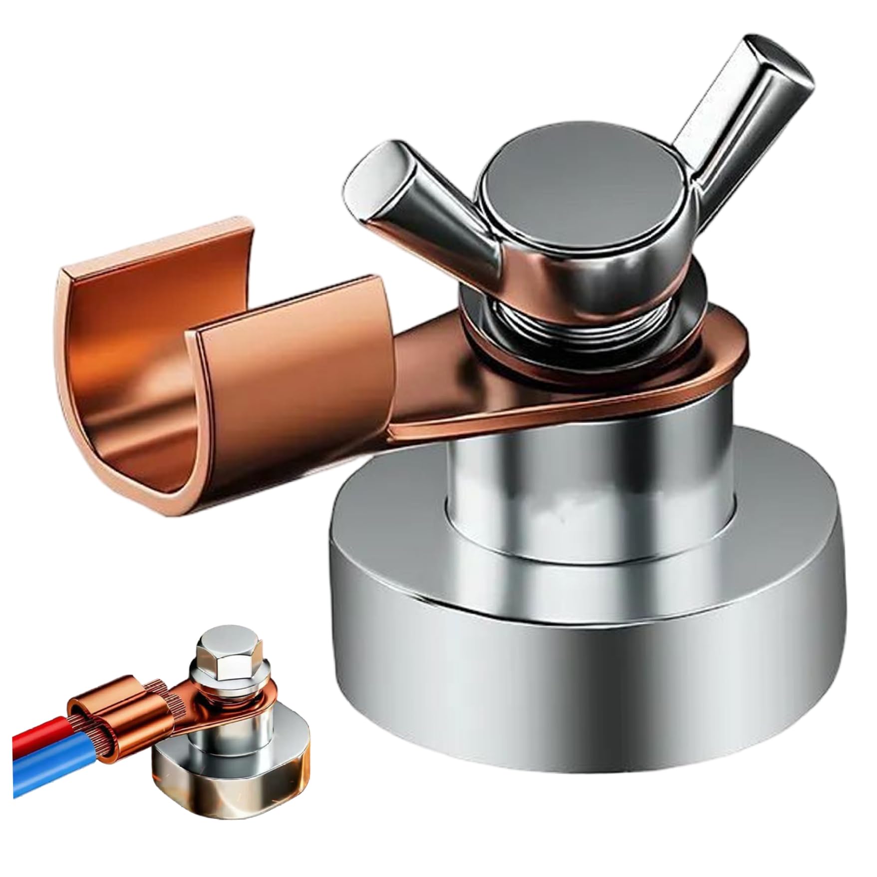 Magnete Di Massa Per Saldatura, Saldatura Con Morsetto Di Massa Magnetico, Portaelettrodo Con Morsetto A Resistenza Alla Corrosione Da 1, 37 Pollici 300A, Clip Per Cavo Saldatore Manuale Per Saldatric
