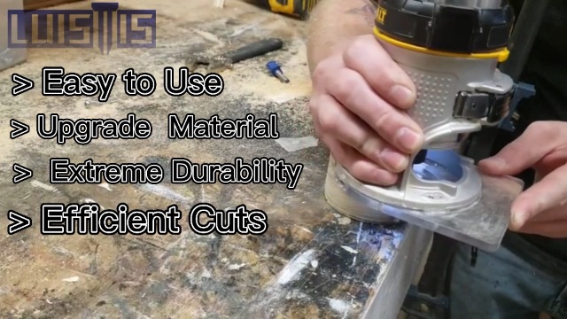 LUISTTIS Downcut Spiral Flush Trim Router Bit – 1/4 Inch Shank, Solid Carbide With Nano Coating, Top Bearing For Wood, Plywood, MDF & Plastics