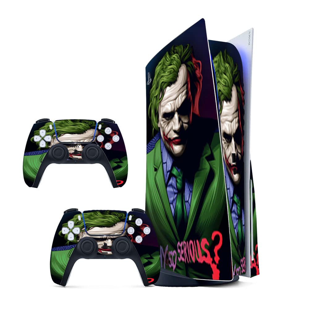 GADGETS WRAP Printed Vinyl Skin Sticker Decal for Sony PS5 PlayStation 5 Disc Edition Console & 2 Controller (Skin Only, Console & Controller not Included.) - Joker Sketch Color Multicolor (B0BW3VM57N) Amazon Price History, Amazon Price Tracker