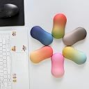 HEONAY Ergonomic Silicone Gel Mouse Wrist Rest Pad | Latest 2026 Launch | Heavy-Duty Non-Slip Sticky Base | Memory Foam Hand Support for Office & Gaming | Energic Colors (Gradient Grey) gallery image
