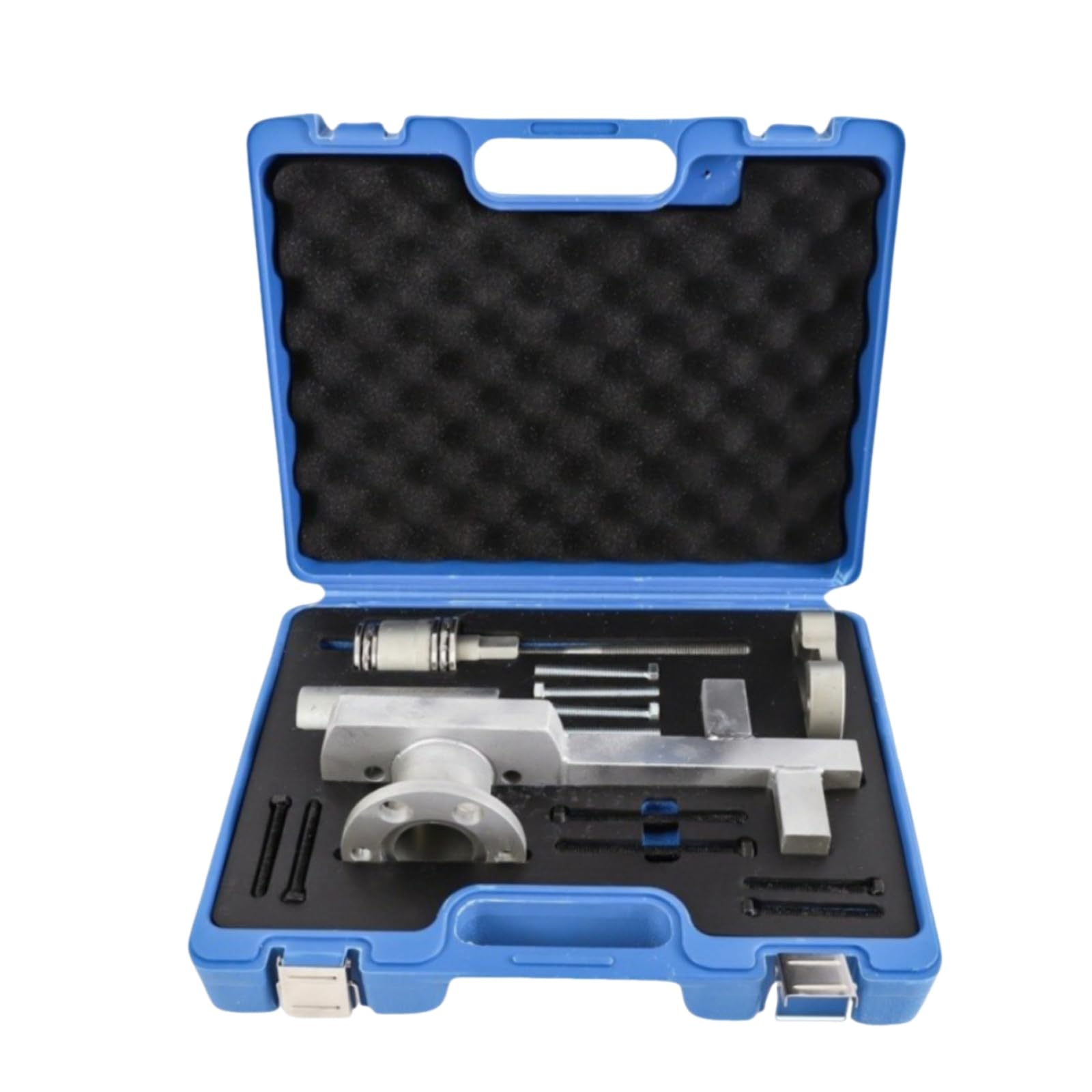 TISHITA Extractor de Poleas Automotriz Juego Extractor Separador Bloqueador con Tornillería y Adaptadores en Acero con Caja Resistente Adecuado para Mecánicos Banco de Trabajo