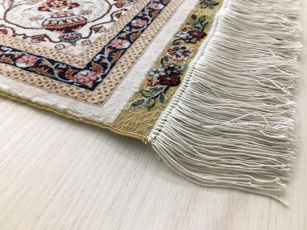 Amazon | 【中国段通 四川 シルク アクセントラグ】絨毯