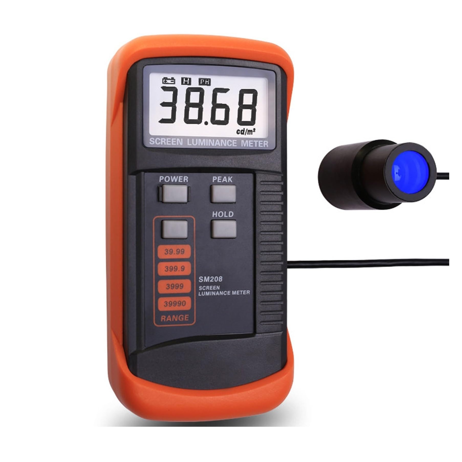 Espectrofotómetro, Probador De Medidor Luminancia Pantalla SM208 Fotometría Brillo 0,01-39990cd/m2 Digital
