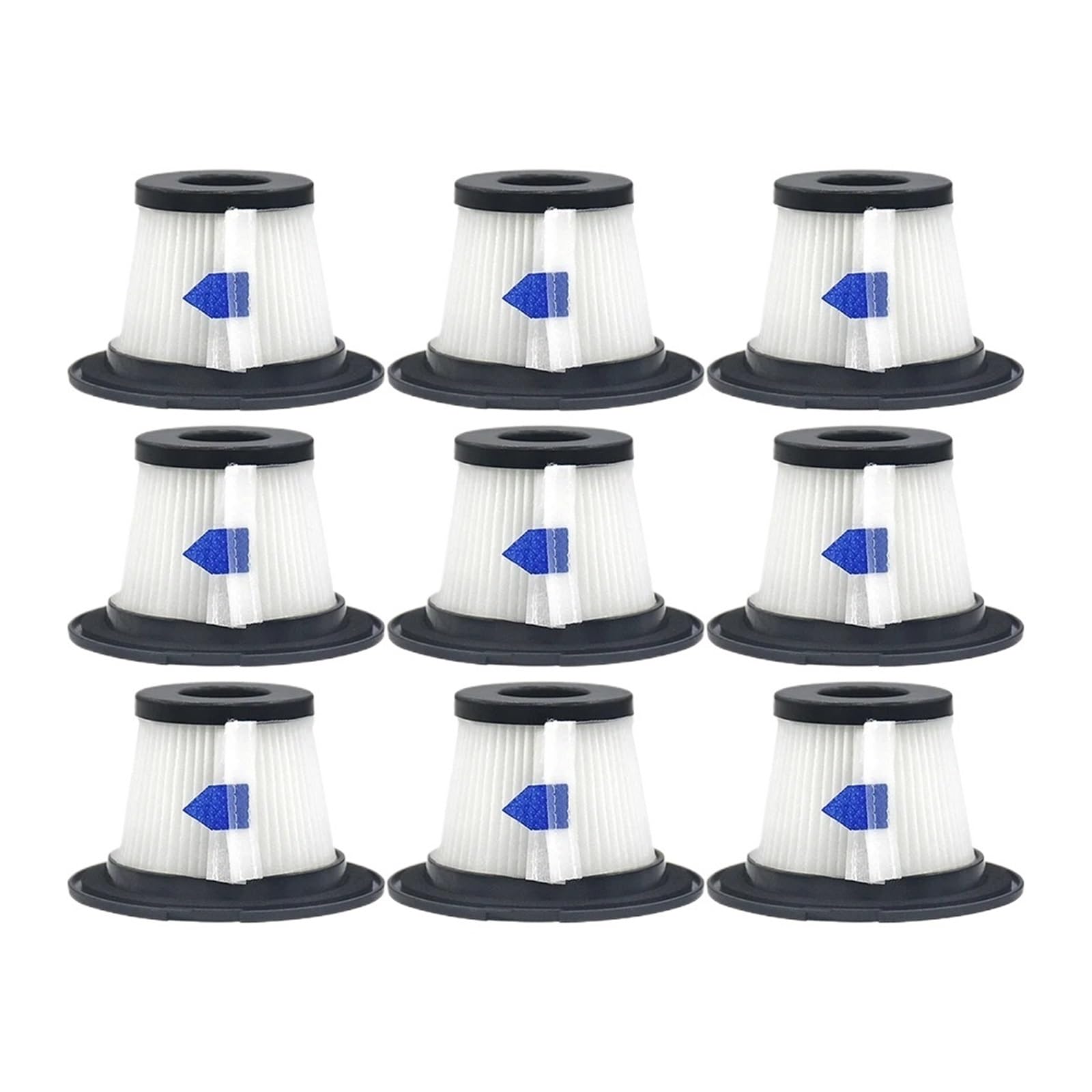 Filtro De Aspiradora Compatible Con Aspiradora De Mano Inalámbrica MOOSOO K17 | Filtro de repuesto(9 Pcs)