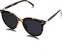 Vista 8 de SOJOS - Gafas de sol para mujeres, estilo clásico y moderno 2025, redondas, marco grande, tonos retro vintage SJ2067