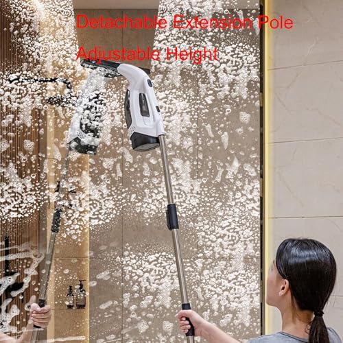 Limpiador de vidrios extensible para ventanas altas de casa 8