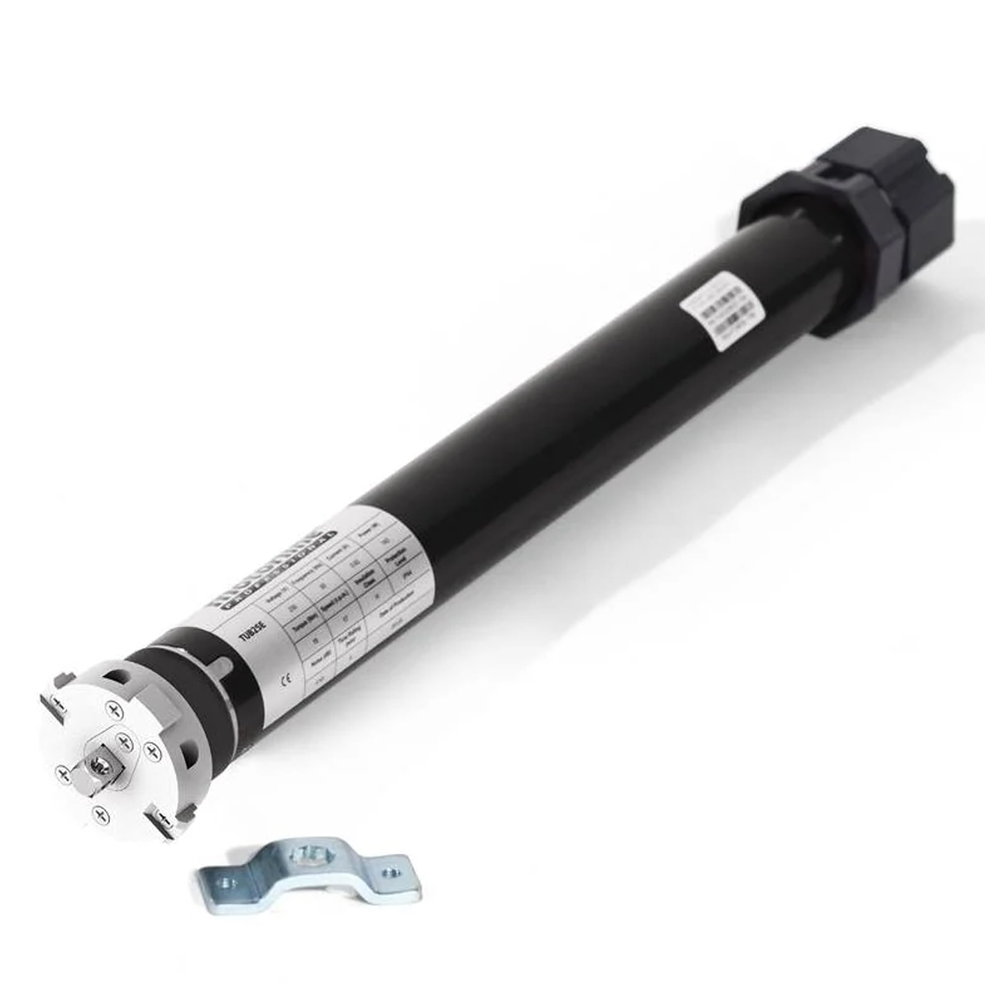 Motor tubular para persianas enrollables M-LINE HASTA 90 kg de peso 20-50 NM bajo consumo fácil montaje incluye accesorios (Con mando, 50 Kg - diam60-30Nm)