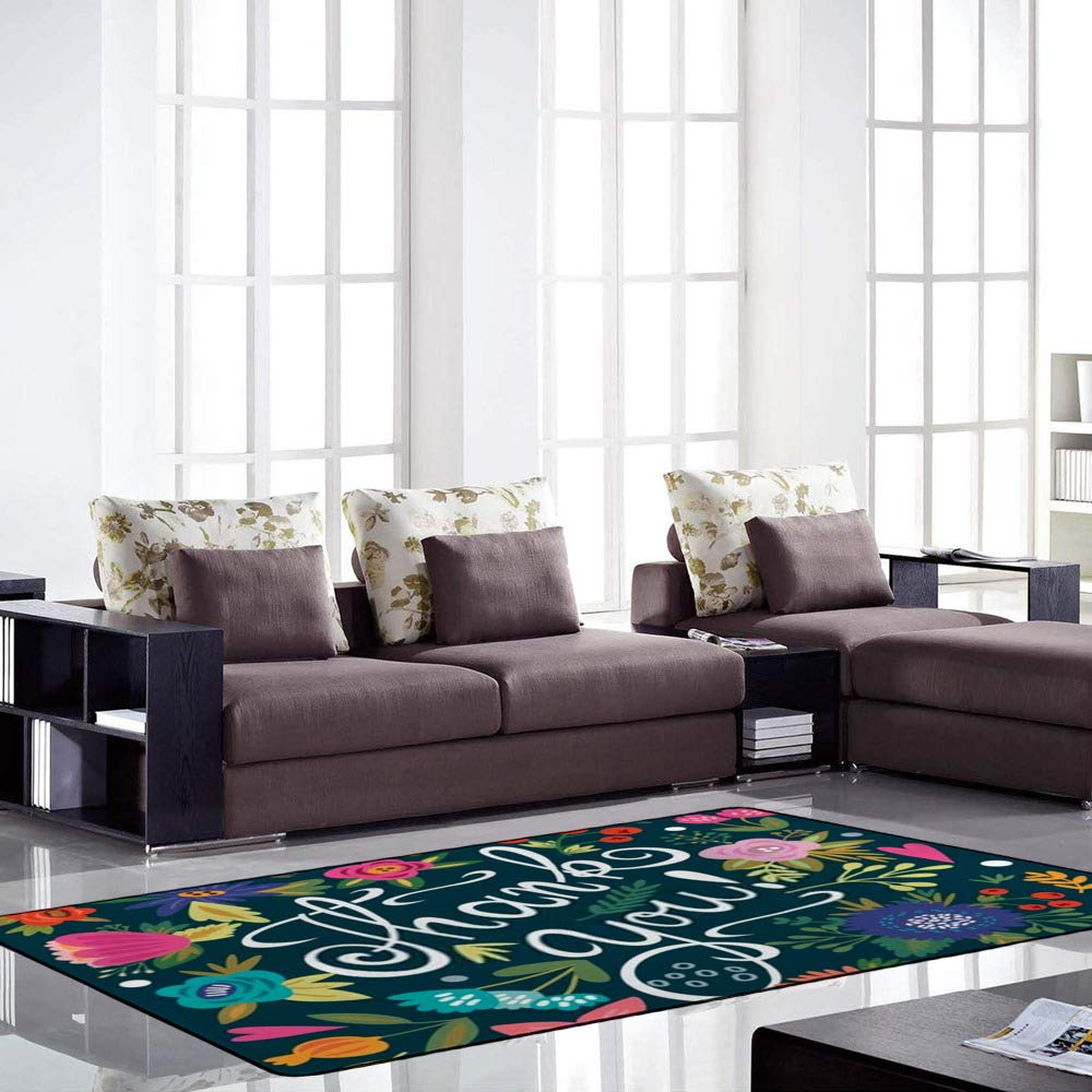Tapis en polaire corail doux CHEHONG moderne pour salon et chambre 203x147 cm