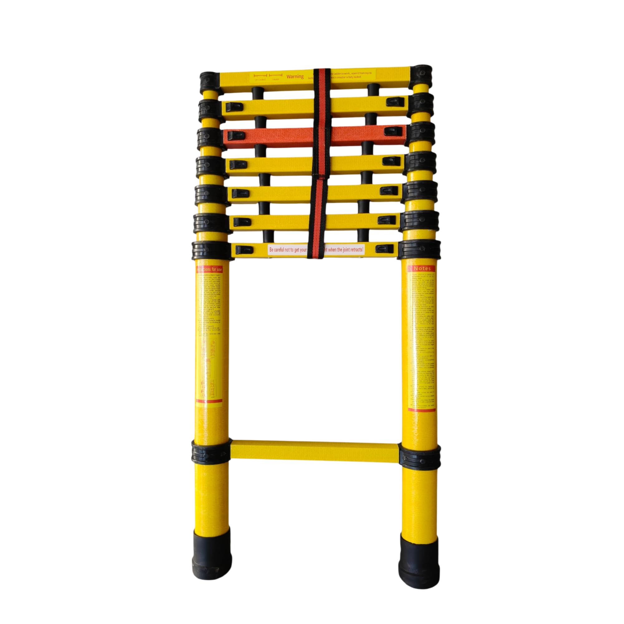 Smarty 3 Meter Portable Lightweight Adjustable Compact Stable 10 Feet  Telescopic FRP Ladder for Home and Outdoor : Amazon.in: Home Improvement