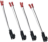 Vista 6 de HSTECH 72-5600 2 pares (paquete de 4) arnés de cableado de cable de cable para Ford Lincoln Mercury Mazda Altavoces Adaptador Conector Adaptador