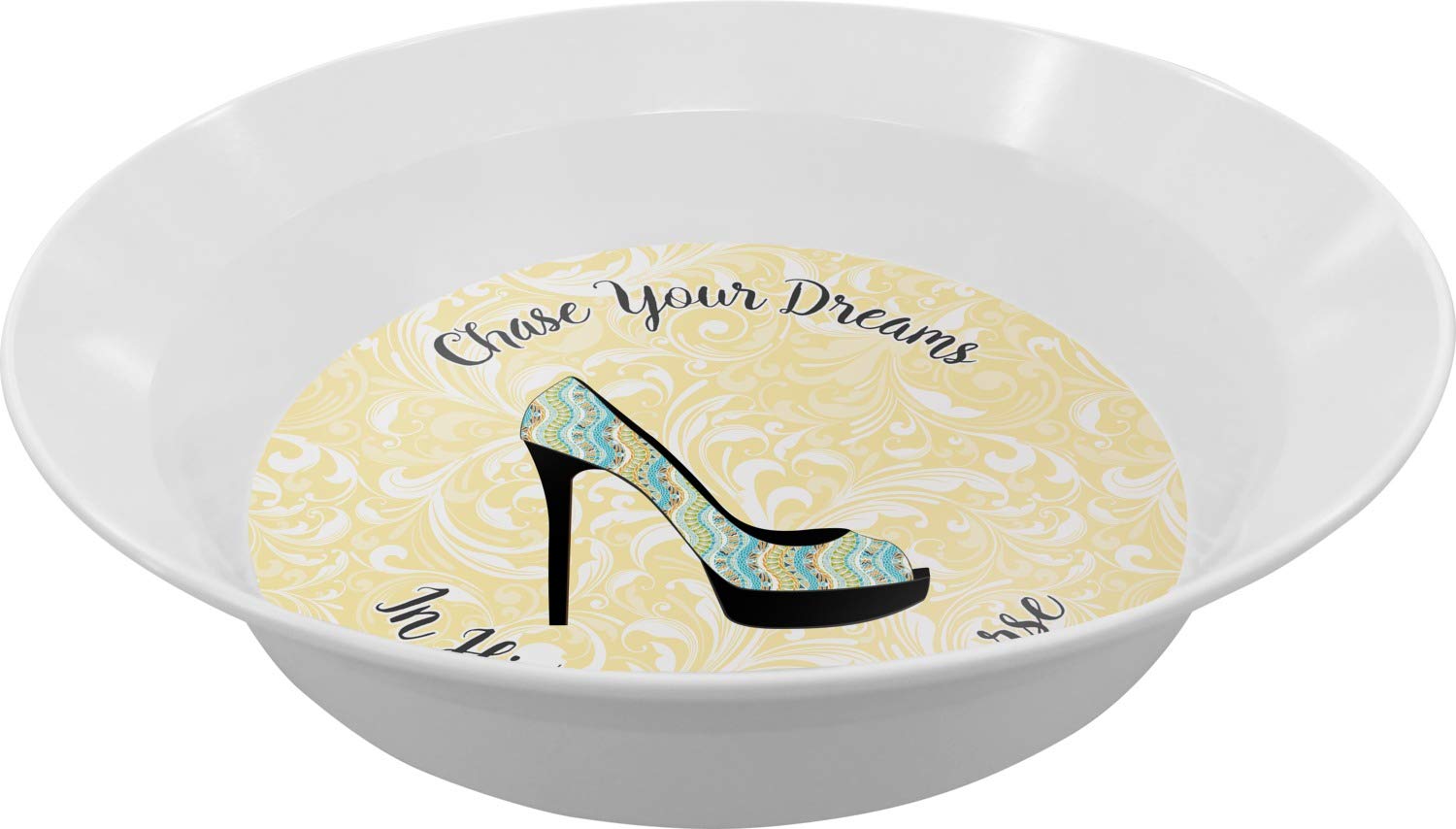 Personalized High Heels Melamine Bowl - 12 oz