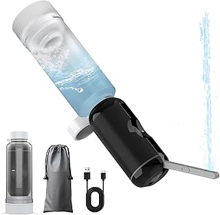 Electric Travel Bidet Rechargeable, Portable Bidet Sprayer, 2 Pressure Modes Toilet Sprayer, Intimate Shower, Saves Paper,...