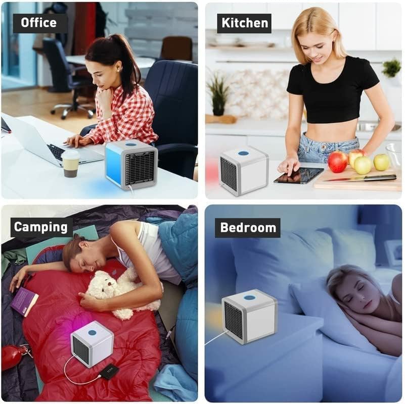 Condizionatore Portatile Totalcool 3000 - 12V/24V/AC, Mini Raffreddatore D'Aria Con 4 Velocità - Foto 3